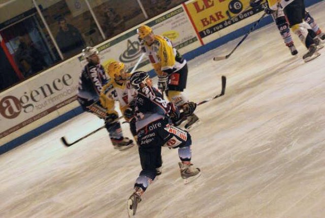 Photo hockey match Angers  - Strasbourg  le 15/11/2008