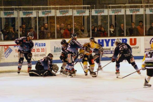 Photo hockey match Angers  - Strasbourg  le 15/11/2008