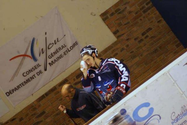 Photo hockey match Angers  - Strasbourg  le 15/11/2008