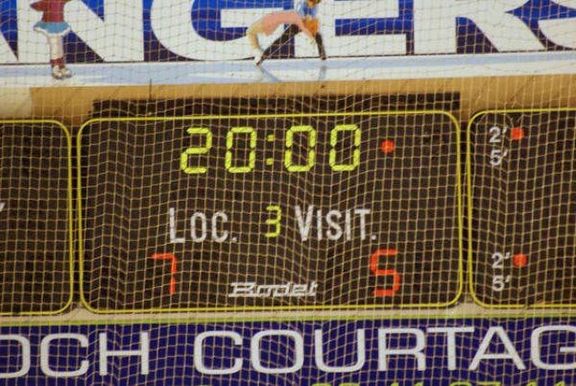 Photo hockey match Angers  - Strasbourg  le 15/11/2008