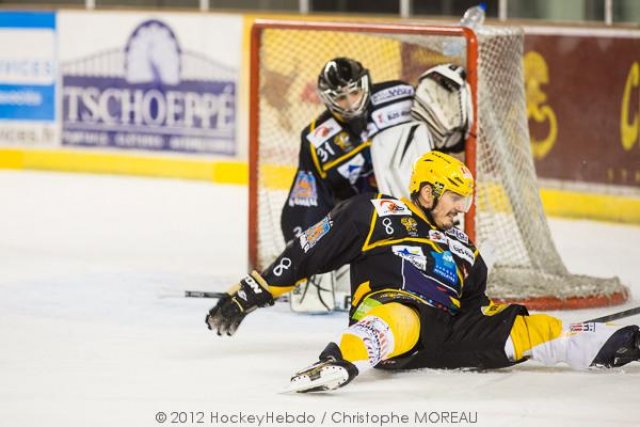 Photo hockey match Strasbourg  - Chamonix  le 12/01/2013
