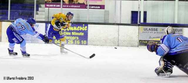 Photo hockey match Villard-de-Lans - Dijon  le 15/01/2013
