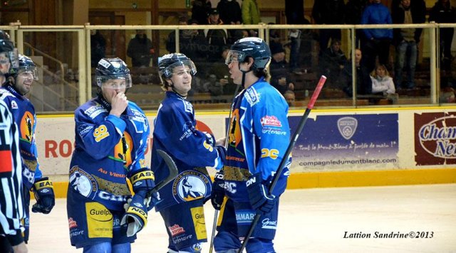 Photo hockey match Chamonix  - Briançon  le 18/01/2013
