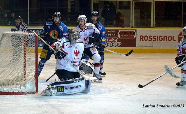 Photo hockey match Chamonix  - Briançon  le 18/01/2013