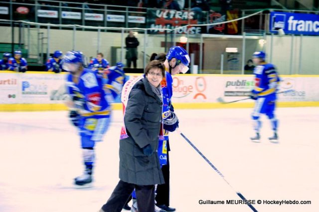Photo hockey match Dijon  - Mulhouse le 18/01/2013