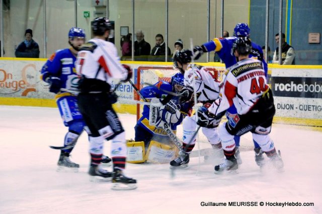 Photo hockey match Dijon  - Mulhouse le 18/01/2013