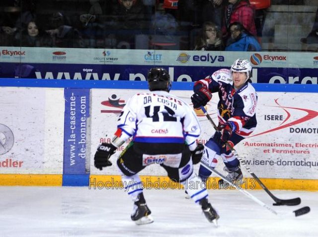 Photo hockey match Grenoble  - Caen  le 18/01/2013
