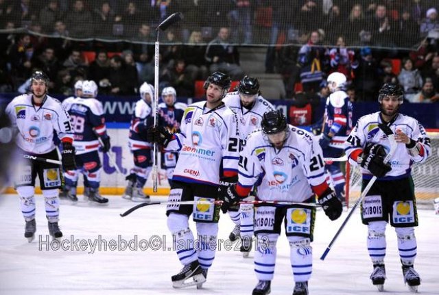 Photo hockey match Grenoble  - Caen  le 18/01/2013