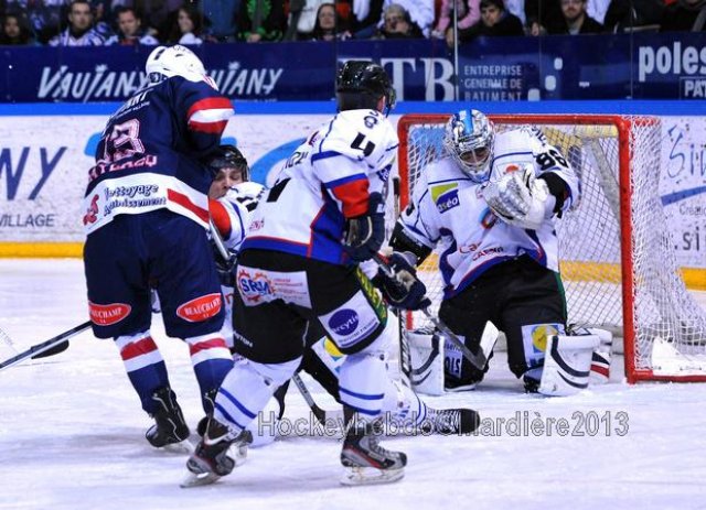 Photo hockey match Grenoble  - Caen  le 18/01/2013