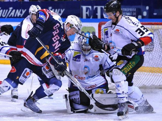 Photo hockey match Grenoble  - Caen  le 18/01/2013