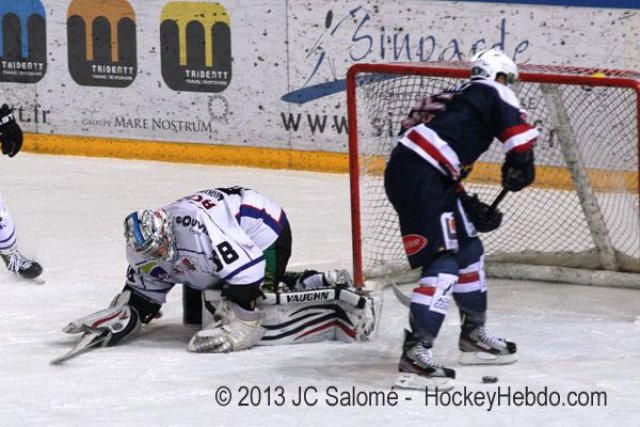 Photo hockey match Grenoble  - Caen  le 18/01/2013
