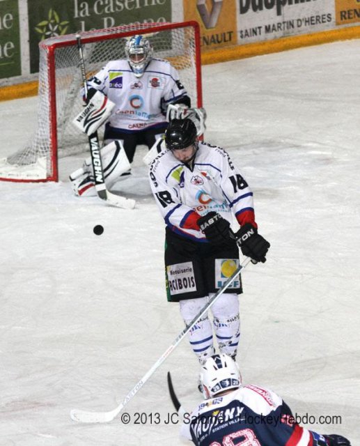 Photo hockey match Grenoble  - Caen  le 18/01/2013