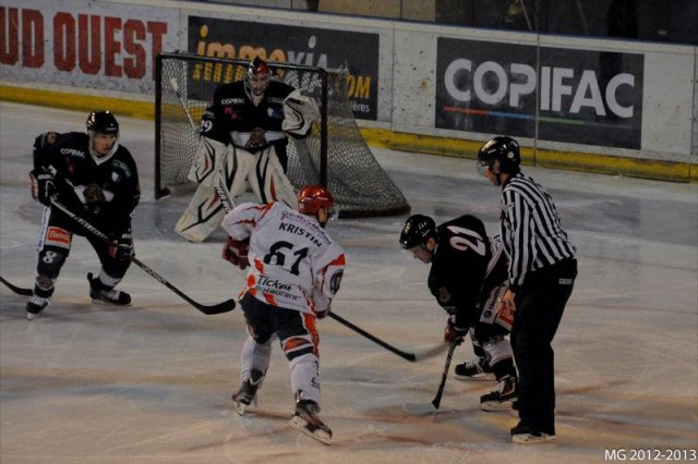 Photo hockey match Bordeaux - Lyon le 19/01/2013