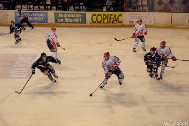 Photo hockey match Bordeaux - Lyon le 19/01/2013