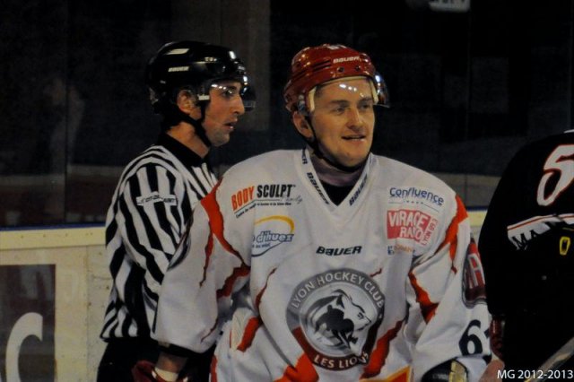 Photo hockey match Bordeaux - Lyon le 19/01/2013