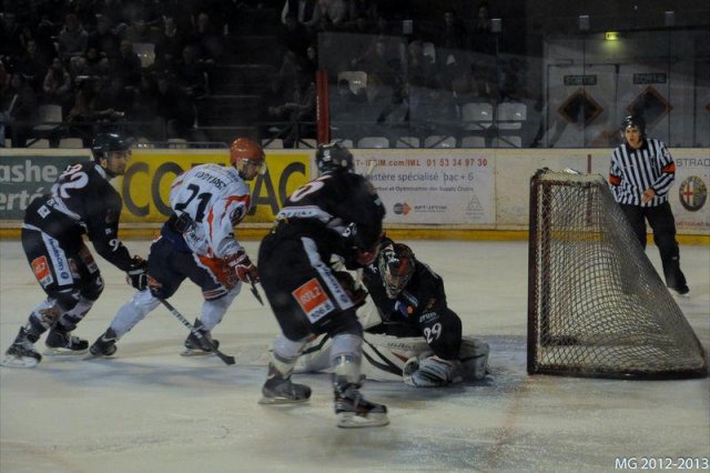 Photo hockey match Bordeaux - Lyon le 19/01/2013