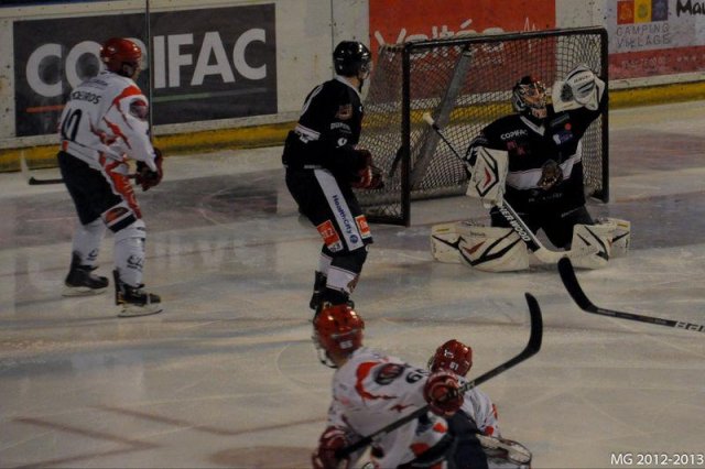Photo hockey match Bordeaux - Lyon le 19/01/2013