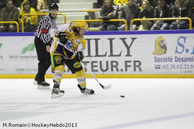 Photo hockey match Rouen - Strasbourg  le 18/01/2013