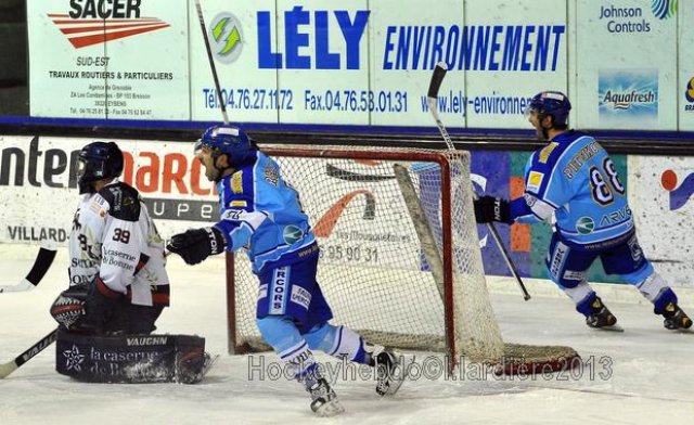 Photo hockey match Villard-de-Lans - Grenoble  le 20/01/2013