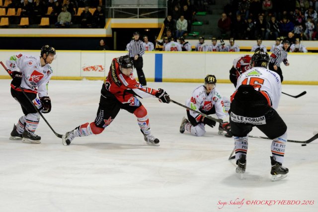 Photo hockey match Mulhouse - Amiens  le 20/01/2013