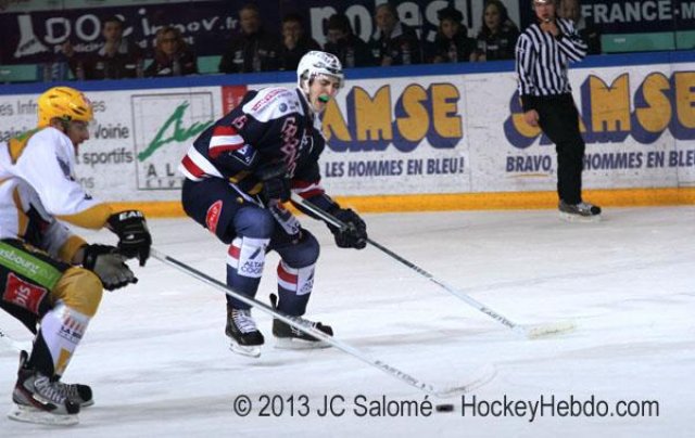 Photo hockey match Grenoble  - Strasbourg  le 22/01/2013