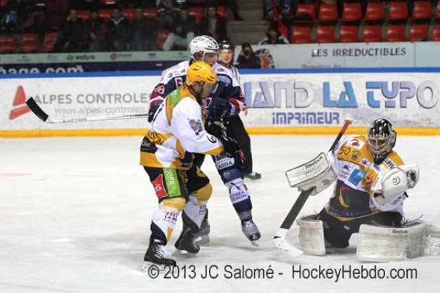 Photo hockey match Grenoble  - Strasbourg  le 22/01/2013