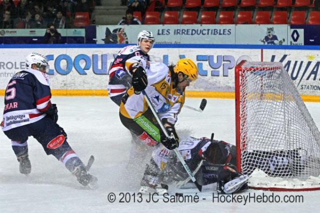 Photo hockey match Grenoble  - Strasbourg  le 22/01/2013