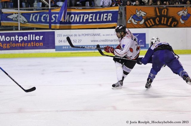 Photo hockey match Montpellier  - Toulouse-Blagnac le 19/01/2013
