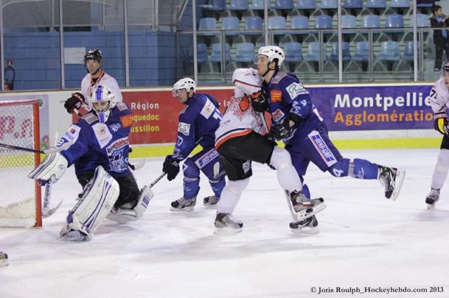 Photo hockey match Montpellier  - Toulouse-Blagnac le 19/01/2013