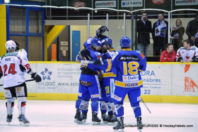 Photo hockey match Dijon  - Briançon  le 22/01/2013