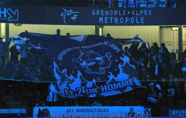Photo hockey match Grenoble  - Strasbourg  le 22/01/2013