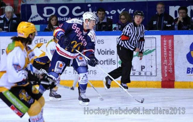 Photo hockey match Grenoble  - Strasbourg  le 22/01/2013