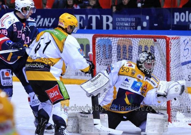 Photo hockey match Grenoble  - Strasbourg  le 22/01/2013