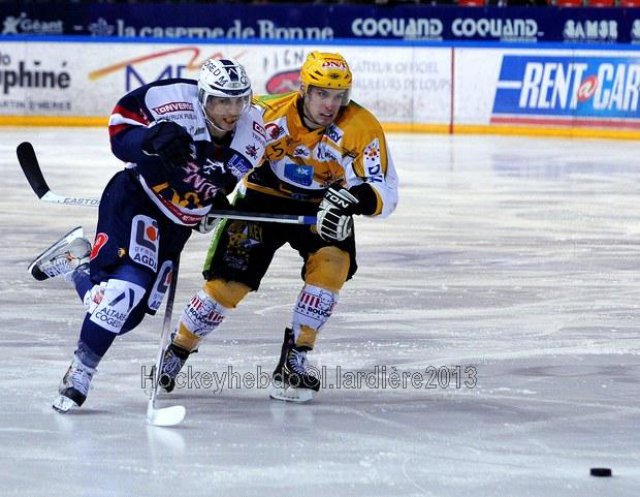 Photo hockey match Grenoble  - Strasbourg  le 22/01/2013