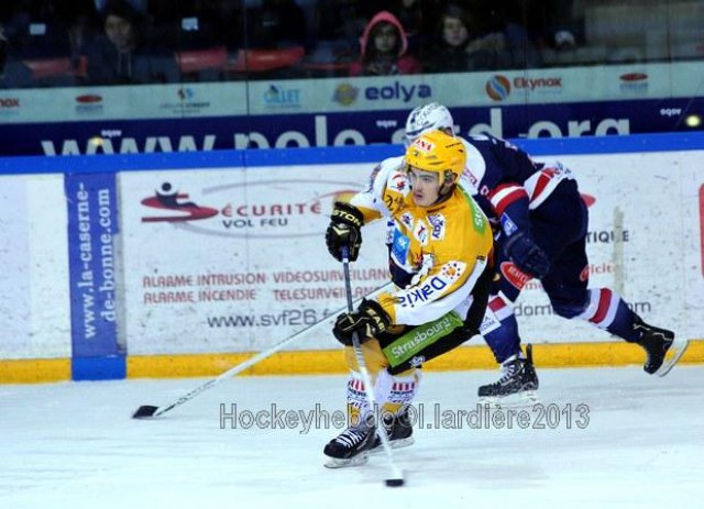 Photo hockey match Grenoble  - Strasbourg  le 22/01/2013