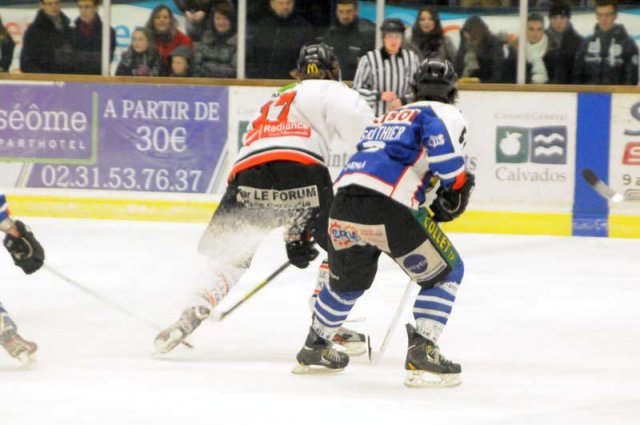 Photo hockey match Caen  - Amiens  le 25/01/2013