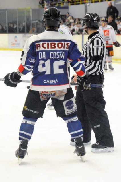 Photo hockey match Caen  - Amiens  le 25/01/2013