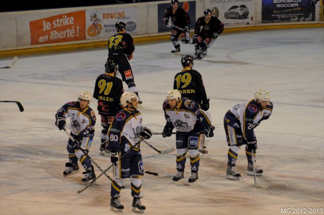 Photo hockey match Bordeaux - Reims le 26/01/2013