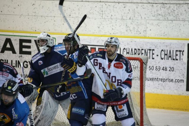 Photo hockey match Chamonix  - Grenoble  le 26/01/2013
