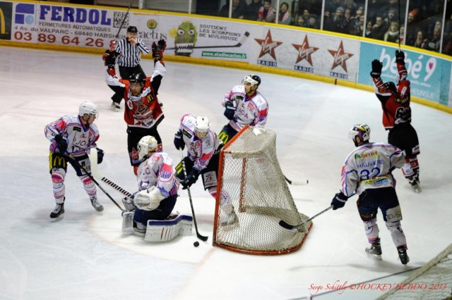 Photo hockey match Mulhouse - Epinal  le 26/01/2013