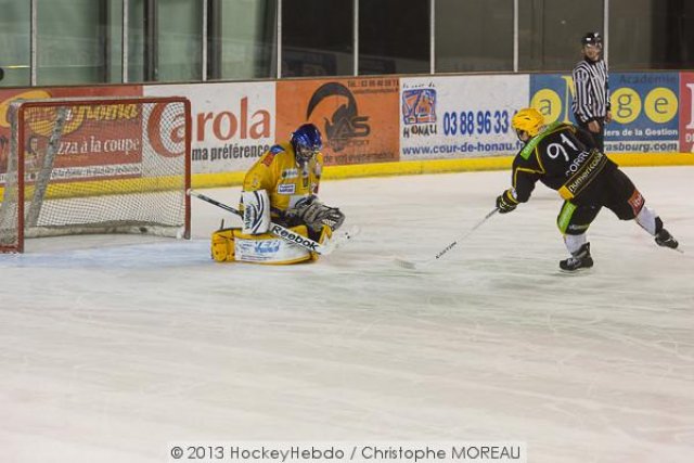 Photo hockey match Strasbourg  - Dijon  le 26/01/2013