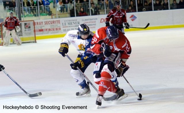 Photo hockey match Angers  - Chamonix  le 29/01/2013