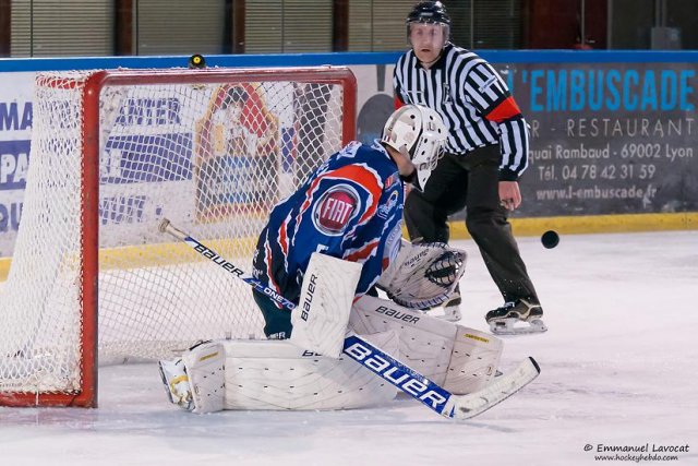 Photo hockey match Lyon - Toulouse-Blagnac le 02/02/2013