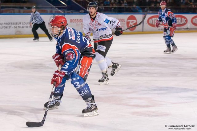 Photo hockey match Lyon - Toulouse-Blagnac le 02/02/2013