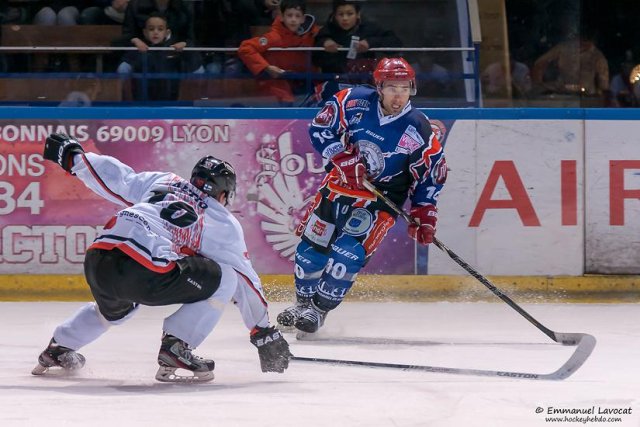 Photo hockey match Lyon - Toulouse-Blagnac le 02/02/2013