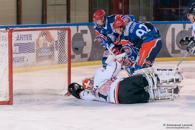 Photo hockey match Lyon - Toulouse-Blagnac le 02/02/2013