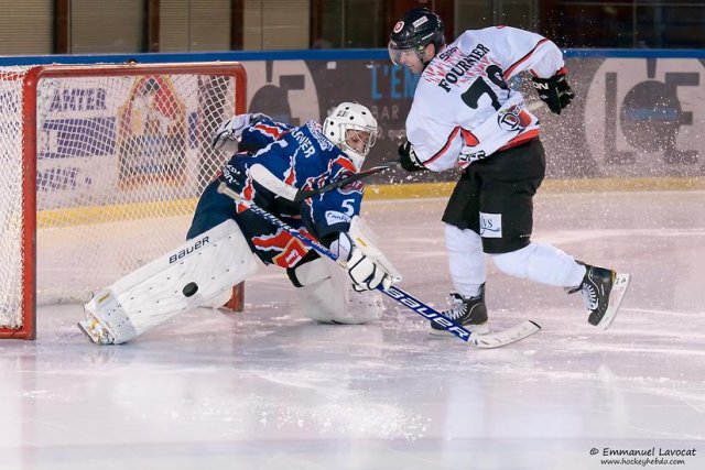 Photo hockey match Lyon - Toulouse-Blagnac le 02/02/2013