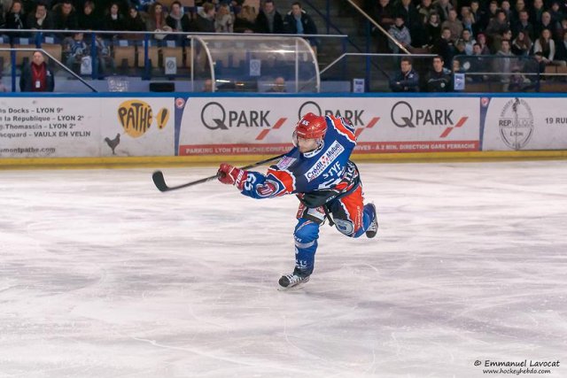 Photo hockey match Lyon - Toulouse-Blagnac le 02/02/2013