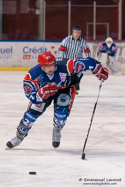 Photo hockey match Lyon - Toulouse-Blagnac le 02/02/2013