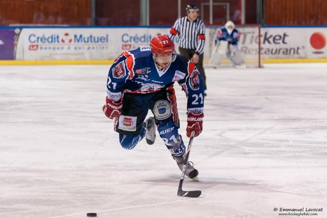 Photo hockey match Lyon - Toulouse-Blagnac le 02/02/2013